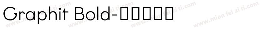 Graphit Bold字体转换